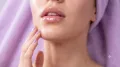 Facial massage during a treatment